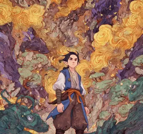 科幻未来题材漫画封面